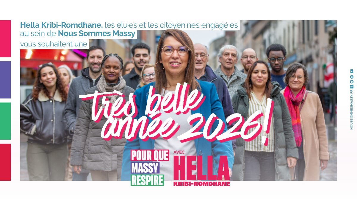 En 2026, ensemble, réalisons le meilleur pour Massy !